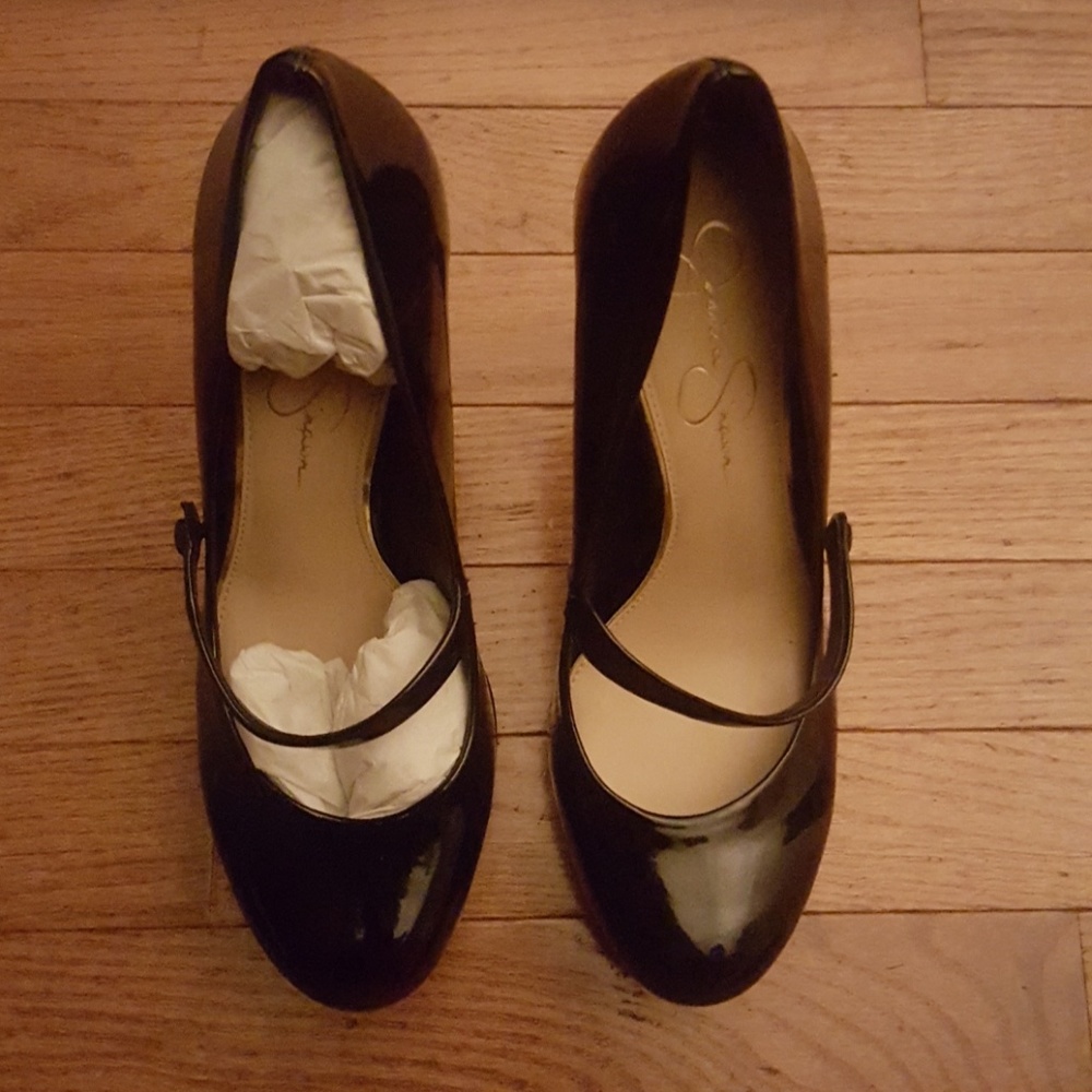 Leather heels